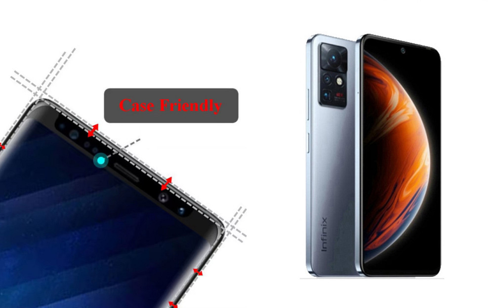 Захисне скло HyperGlass Pro для Infinix Zero X Pro – максимальна чутливість та захист Київ - фото 4