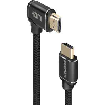 Кабель мультимедийный HDMI to HDMI v.2.0 prolink4k1-150.black Promate (prolink4k1-150.black) Винница