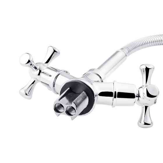 Змішувач для кухні з гнучким виливом Kroner KRM Rhein - C030-1 2 режими лійки Київ