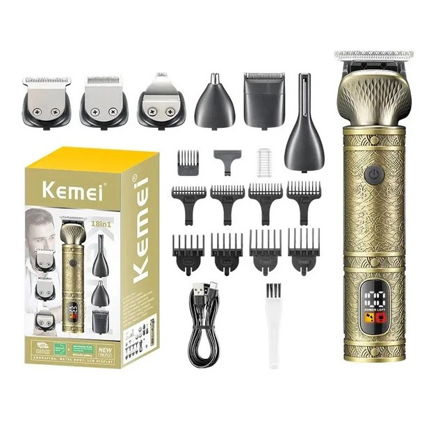 Электрическая машинка с насадкой для бороды, Подстригательная машинка Модная для стрижки волос SA-13 Львов - изображение 8