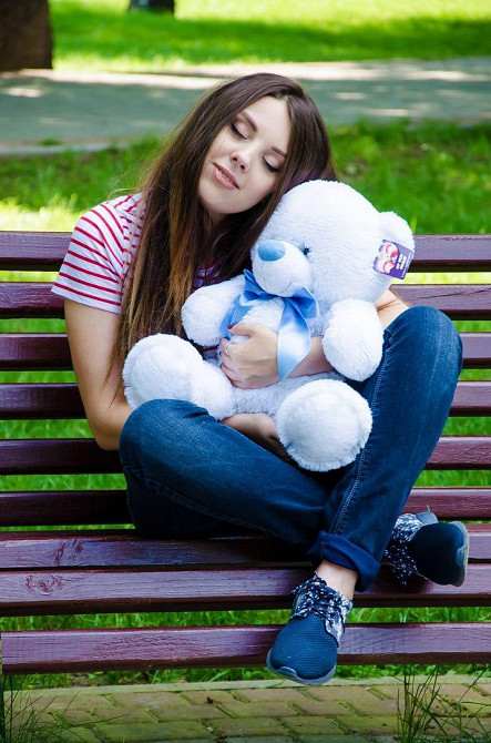 М'яка  іграшка подарунок на 8 березня плюшевий ведмедик,  плюшевий ведмедик Бойд 70 см Білий Тернопіль - фото 3