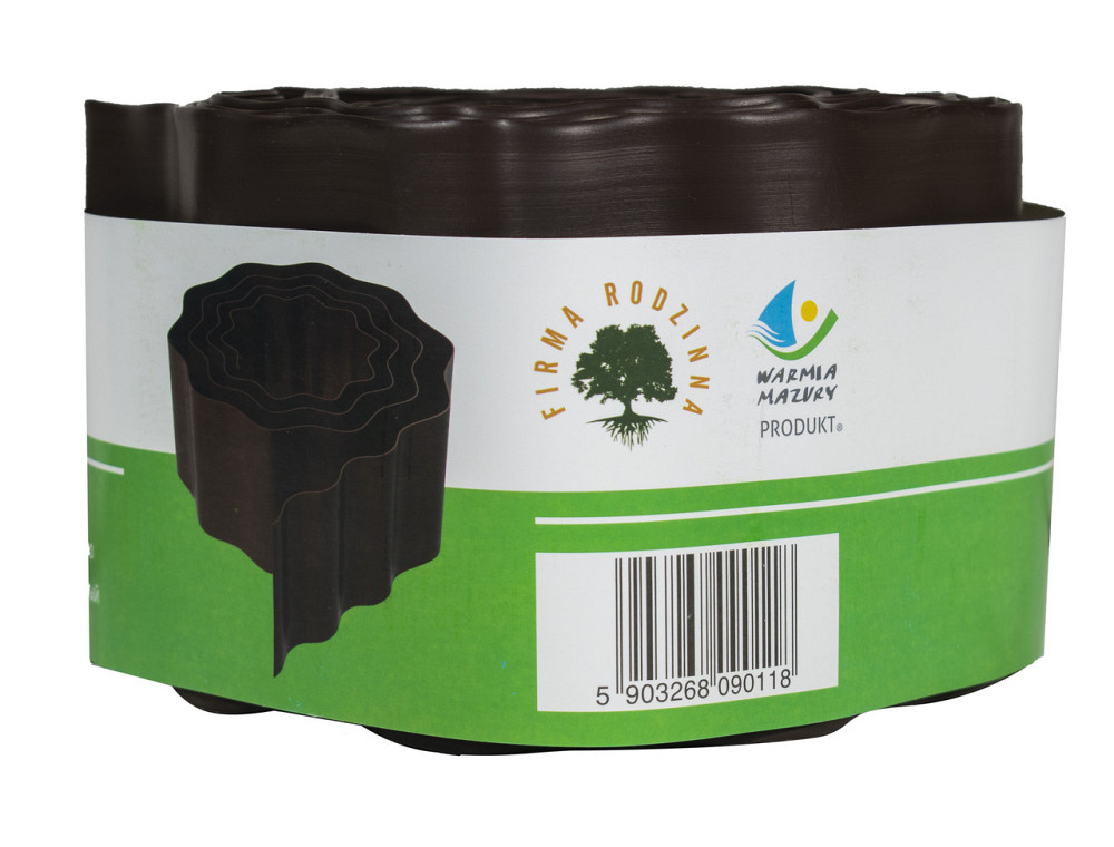 Бордюрна стрічка 10 см 9 метрів коричнева VARTCO (Польща) Дніпро - фото 4