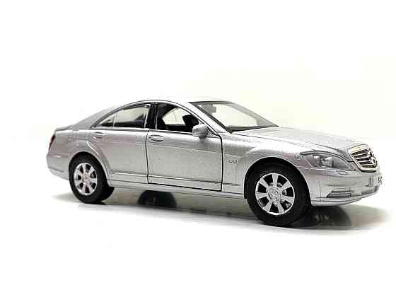 Машина Limo Toy Mercedes S Class інерційна відчиняються двері капот багажник 1:32 Сіра (AS-2705) Чернігів