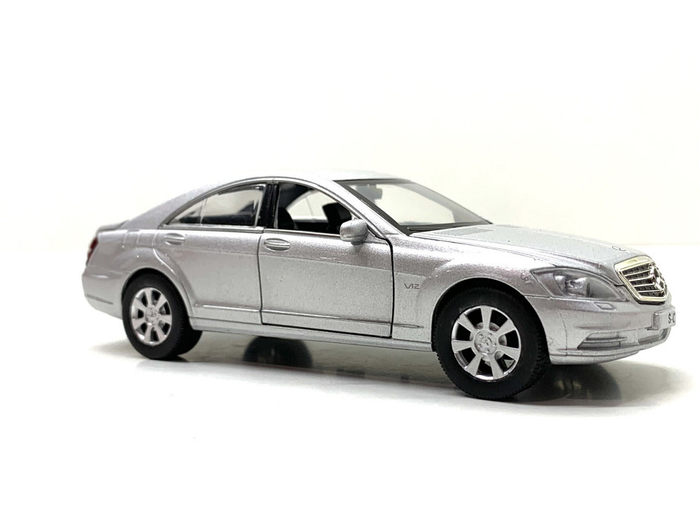 Машина Limo Toy Mercedes S Class інерційна відчиняються двері капот багажник 1:32 Сіра (AS-2705) Чернигов - изображение 3