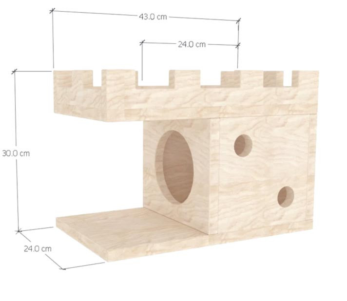 Домик для шиншиллы 