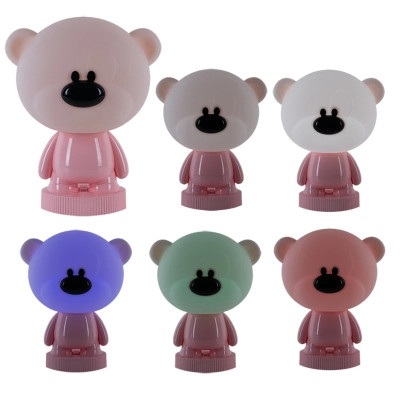 Нічник Kite Світильник LED з акумулятором Bear, рожевий (K24-490-2-2) Вінниця - фото 4