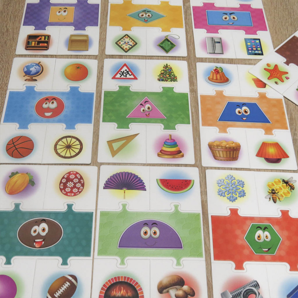 Дитяча настільна гра "Фігури та форми" 0581 від 3 років Вінниця - фото 3