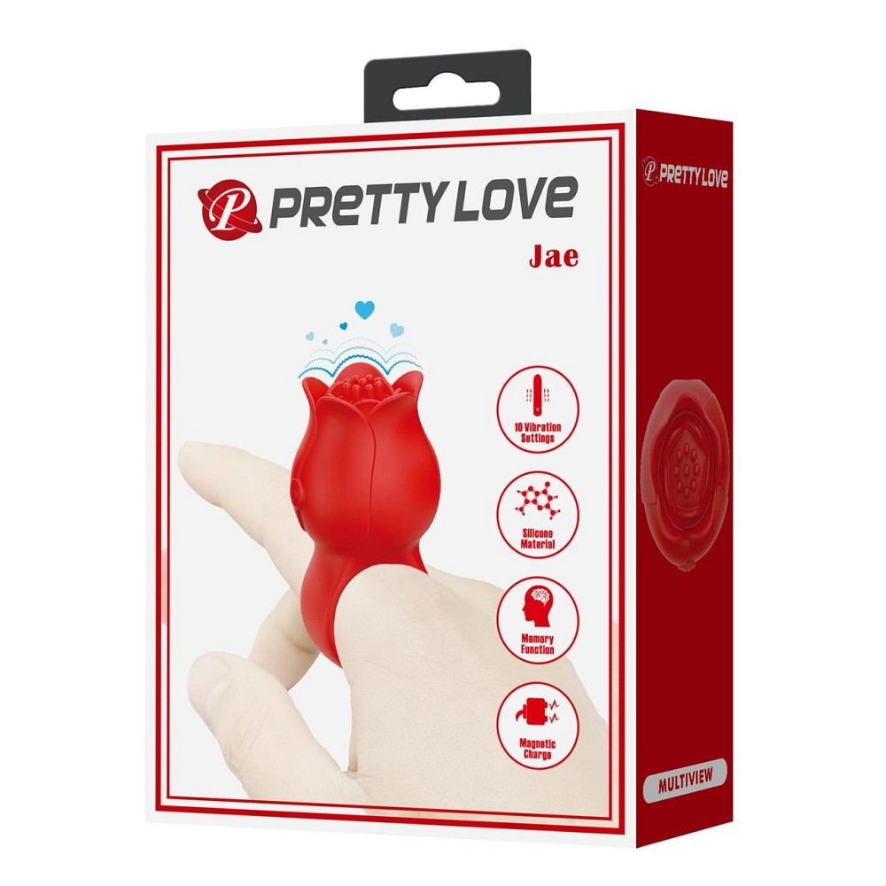 Виброкольцо на палец PRETTY LOVE JAE, 10 vibration functions, Silicone ABS Sex Aura Киев - изображение 3