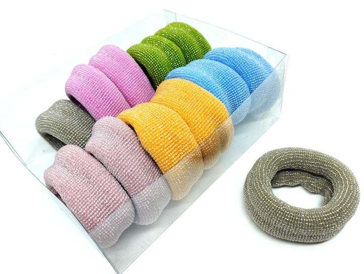 Резинки для волос цветный 12 шт Киев - изображение 1