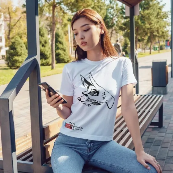 Футболка для подростка мальчика с принтом Человек Бензопила Демон Лис Размер 160 Anime10106 Днепр