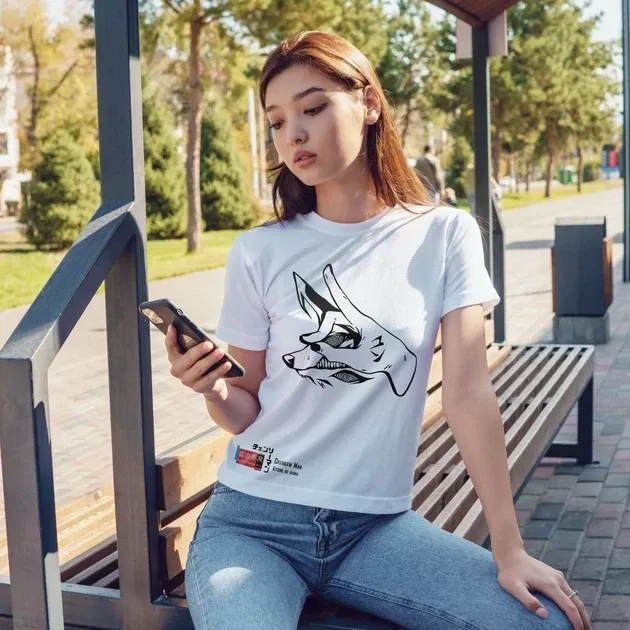 Футболка для подростка мальчика с принтом Человек Бензопила Демон Лис Размер 160 Anime10106 Днепр - изображение 4