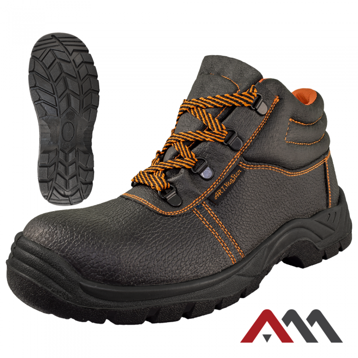 Робочі черевики з пресованої шкіри без металевого носка. 44 Київ - фото 2