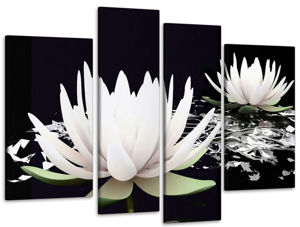 Модульна картина Квіти Лілії Art-6_4 Київ - фото 1