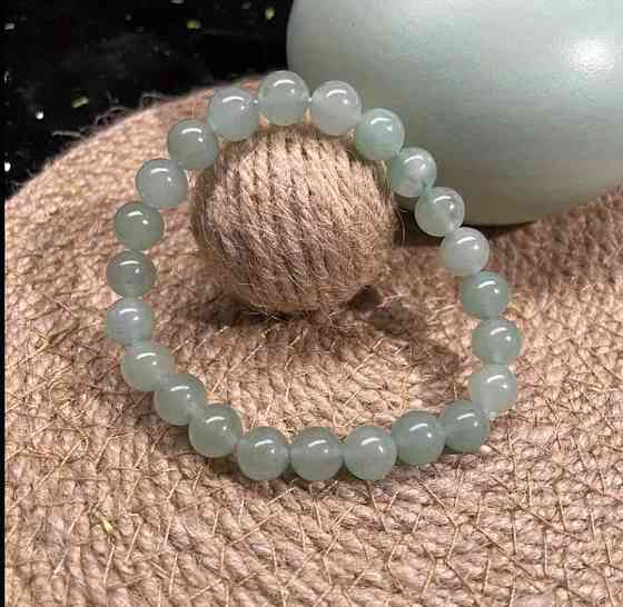 Браслет із зеленого авантюрину 8 мм на резинці Київ