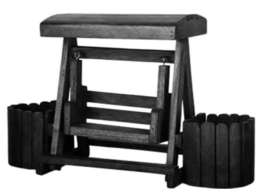 Підставка для квітів "Пінедас" венге Миколаїв - фото 1