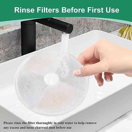 Заменяемый фильтр для фонтана HT0126 8 шт белый 3L/100oz совместим с 43742W/43747W/43725 активированный уголь Киев