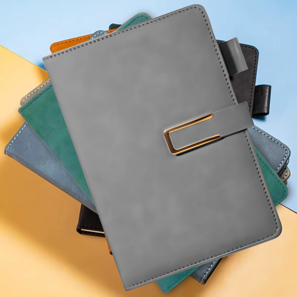 Ежедневник,планер блокнот с ручкой, 100 листов, формат А5,записная книжка,планер в мягкой обложке,серый Каменец-Подольский - изображение 3