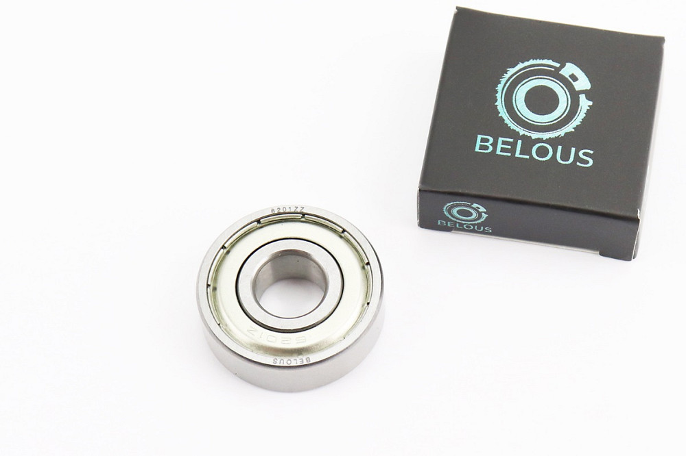 Підшипник 6201 ZZ C3P6 (12x32x10) переднього колеса GY6; вентилятора Київ - фото 1