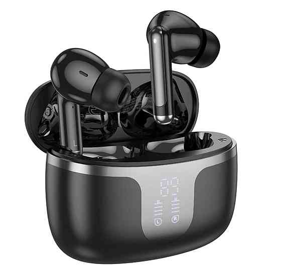 Бездротові навушники HOCO EQ10 Plus Harmony true wireless ANC+ENC Noise Reduction BT headset Black Київ