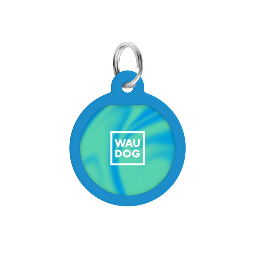 Адресник для собак и кошек металлический WAUDOG Smart ID с QR паспортом, рисунок 