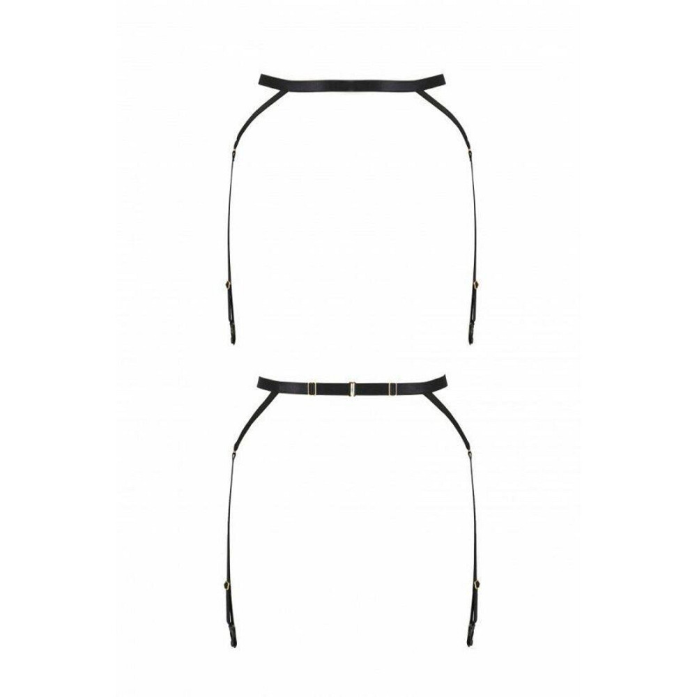 Пояс-стрепы с подвязками для чулок Passion Exclusive MEGGY GARTER BELT S/M, black Sex Aura Киев - изображение 5