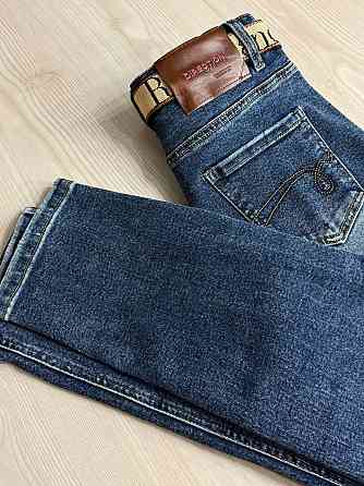 Джинсы женские Dragon 8192 Mom jeans с ремнем синие, синий, 33, 33, 89 см, 118 см Киев
