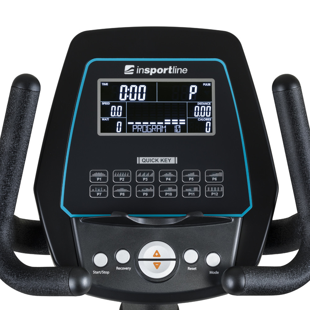 Велотренажер горизонтальний електромагнітний inSPORTline Halimed сірий Київ - фото 10