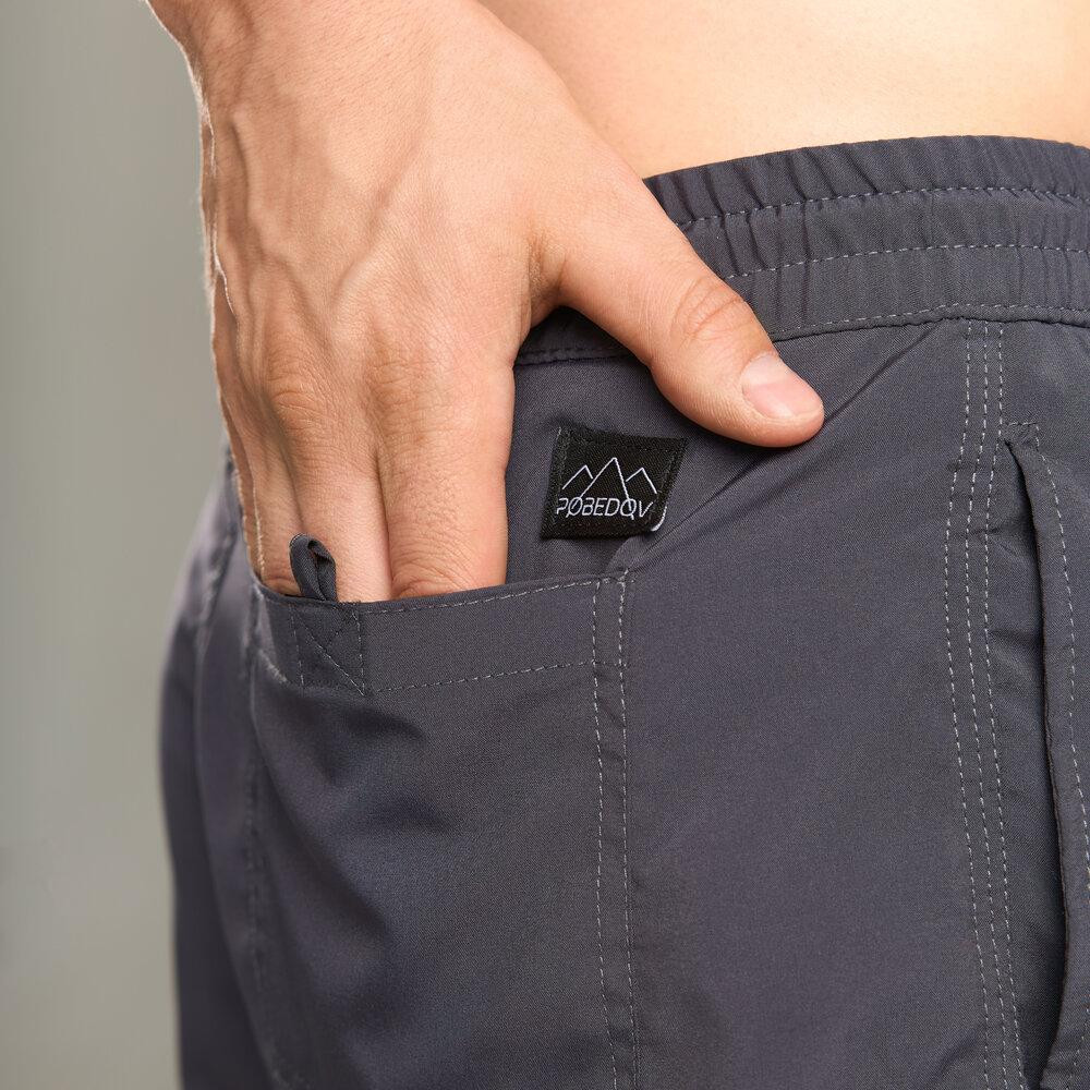 Плавательные шорты мужские темно-серые Pobedov Pool day Киев - изображение 9