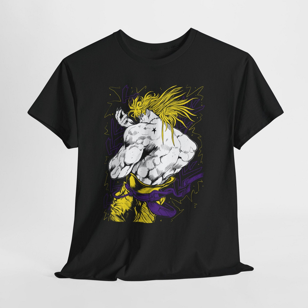 Футболка аниме Джоджо Бизарре Адвентуре Джотаро оверсайз (S/M/L) Черний AnimeJ0651 Днепр - изображение 5