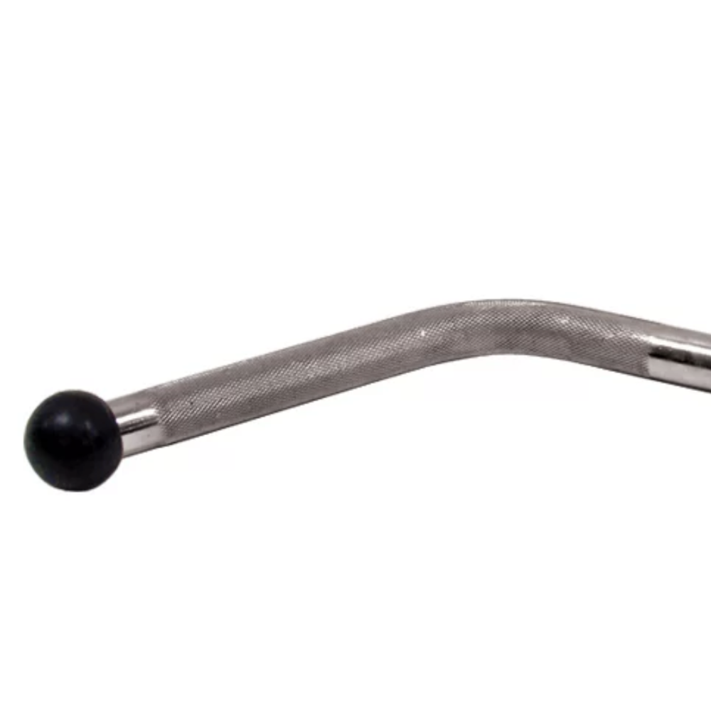 Ручка для верхньої тяги York Fitness V-подібна багатофункціональна з гумовими наконечниками, хром Киев - изображение 4