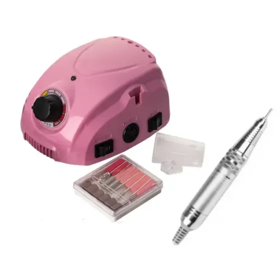 Фрезер для маникюра и педикюра Nail Polisher DM-212, 65W 45000 об/мин (аппарат для маникюра) VP Розовый Киев