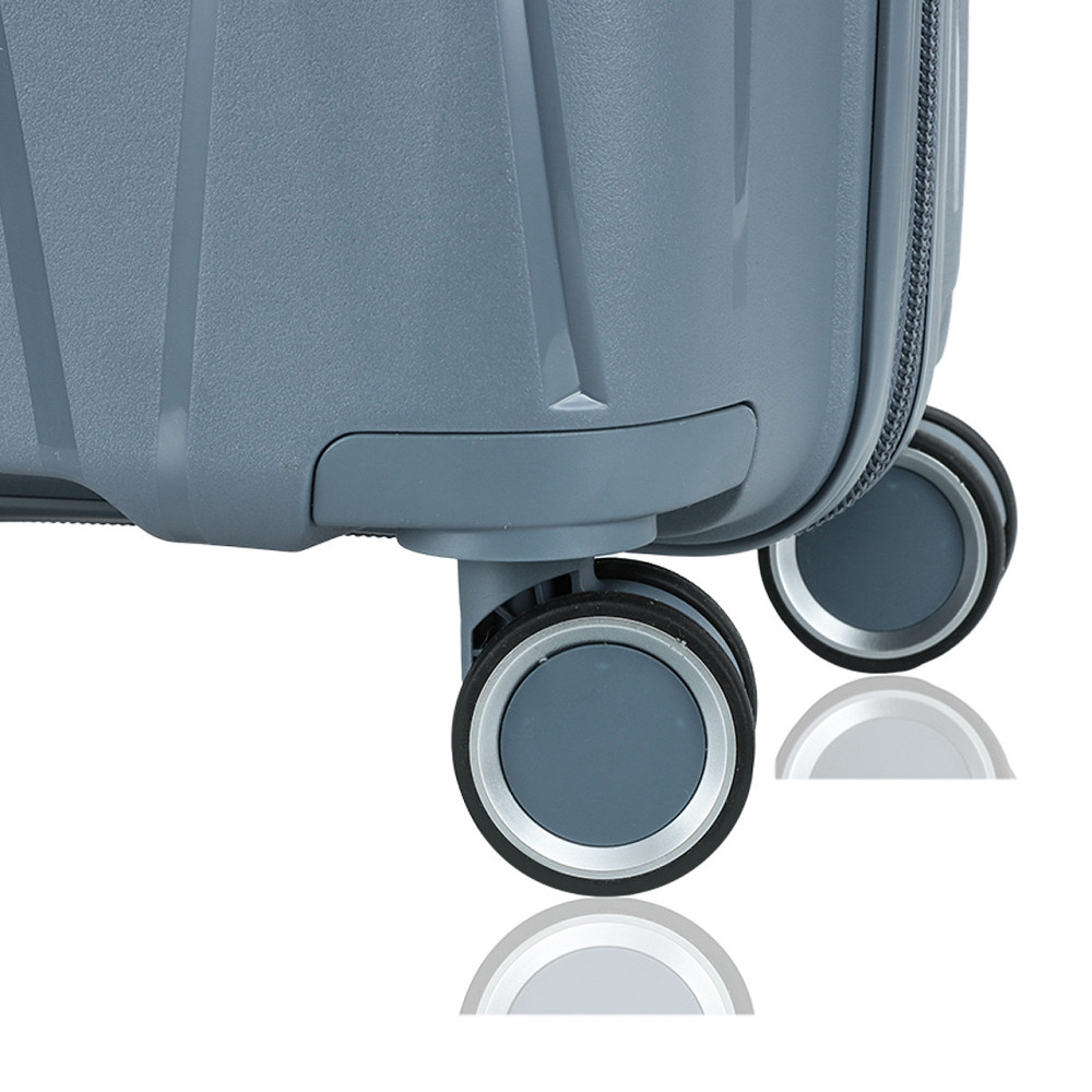 Валіза поліпропіленова MADISSON 51103 мала 55 см сіро-синя Київ - фото 19