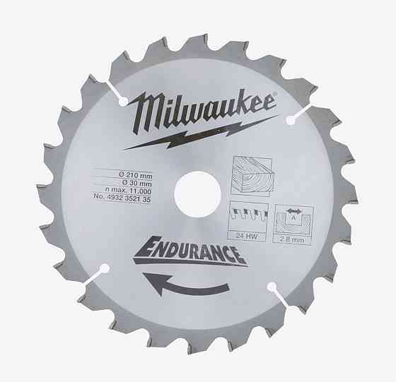 Диск пиляльний MILWAUKEE, Ø210/30мм, 24 зуб. Одеса