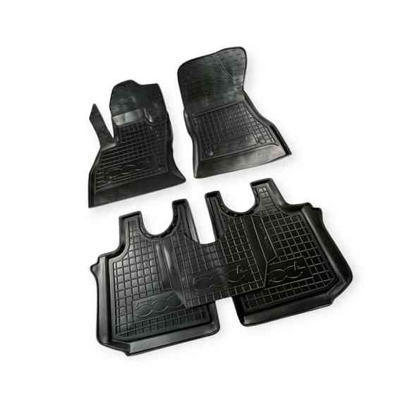 Коврики fiat 500 l 2012-> борт 2,5см, с перемычкой салона Мукачево