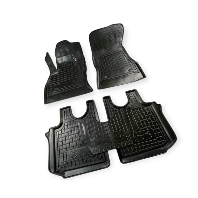 Коврики fiat 500 l 2012-> борт 2,5см, с перемычкой салона Мукачево - изображение 1