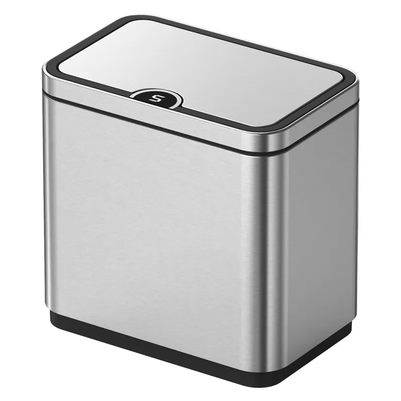 Відро для сміття сенсорне прямокутне Koer TC-020212-02 12 л колір нержавіюча сталь антипалець (KR5584) Чернівці - фото 2