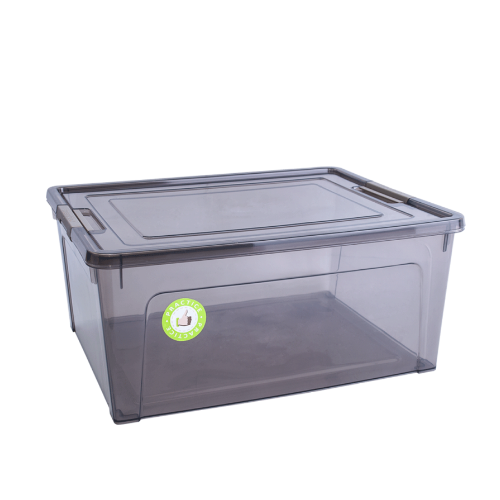 Контейнер 7,9 л 32*24*14 см коричневий прозорий/какао Smart Box Алеана Житомир - фото 1