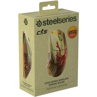 Мышка SteelSeries CS2 Dragon Lore Edition RGB Wireless/Bluetooth (62614) Винница - изображение 7
