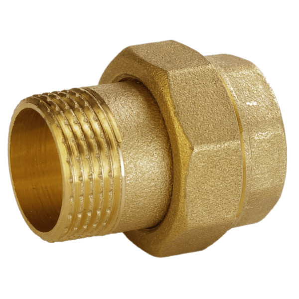 Соединение ниппельное прямое никелированное Ду20 (3\4) VLMZ Киев - изображение 1