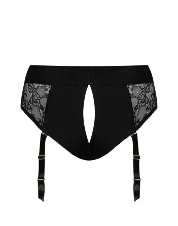 Мереживні труси для страпону з підв'язками для панчох Strap-On-Me DIVA HARNESS - M Львів