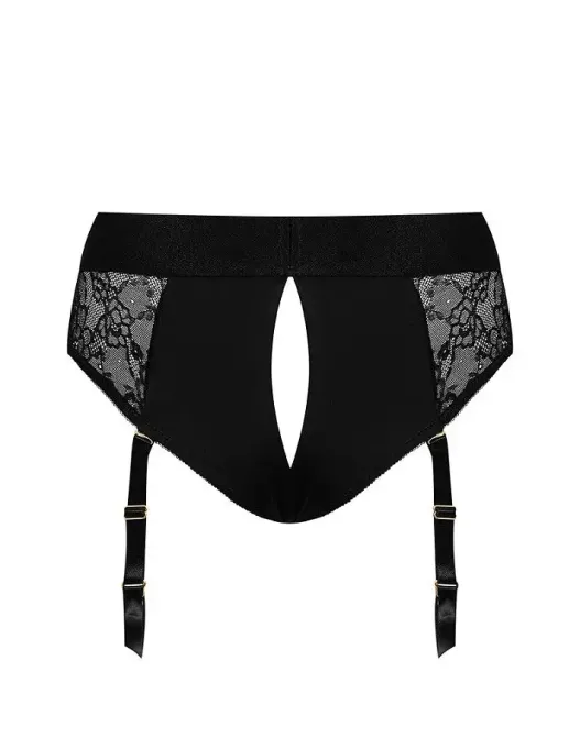 Мереживні труси для страпону з підв'язками для панчох Strap-On-Me DIVA HARNESS - M Львів - фото 4