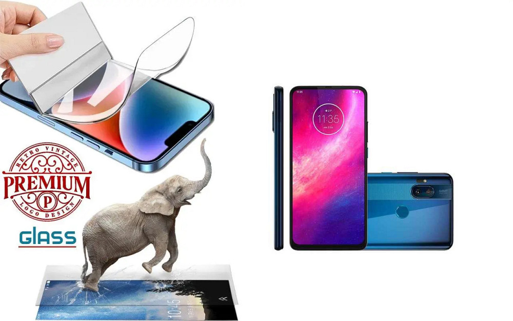 Полиуретановая пленка Motorola One Hyper, Premium, толщина 0,2 мм Киев - изображение 1