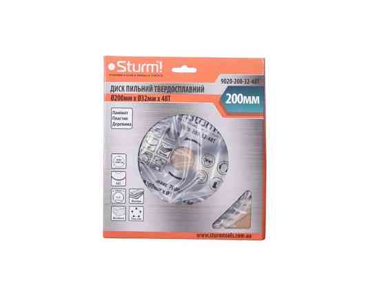 Диск пиляльний 200х32/30 мм 48 зубів для дерева Sturm 9020-200-32-48T (читувати опис) Рівне