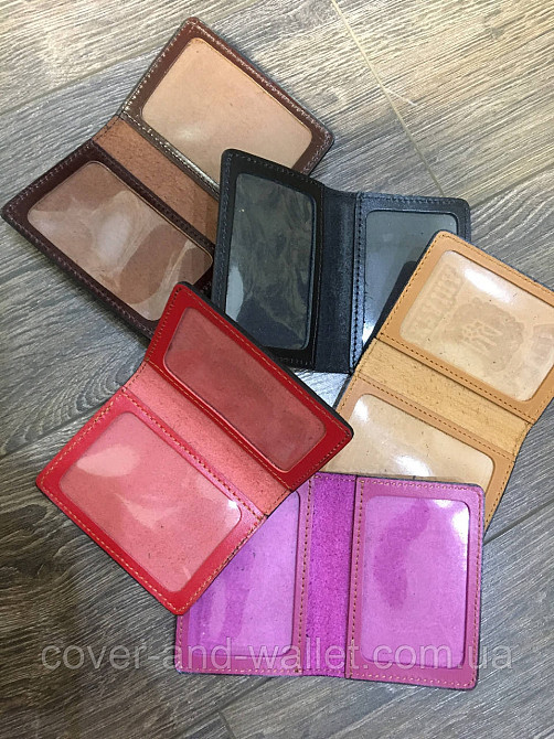 Патріотична обкладинка на id паспорт з натуральної шкіри Київ - фото 7