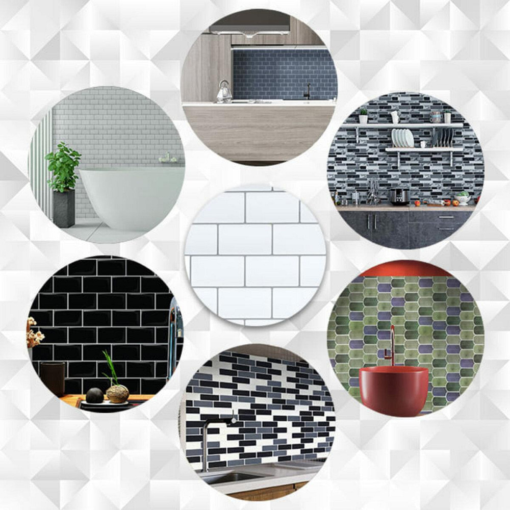 Самоклеющаяся полиуретановая плитка белый кирпич 305х305х1мм (D) SW-00001193 Днепр - изображение 10