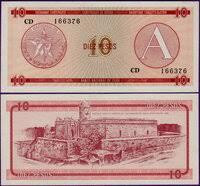 КУБА. 10 песо 1985р. /серія А/ UNC Полтава - фото 1