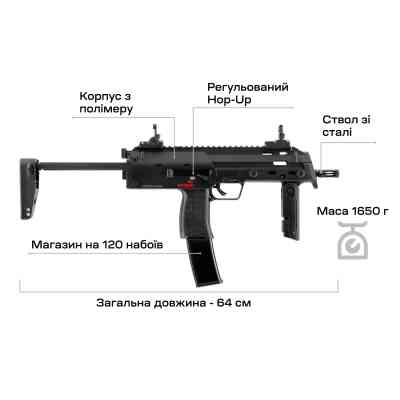 Страйкбольный пистолет Umarex Heckler & Koch MP7 A1 AEG (2.6393X) Винница
