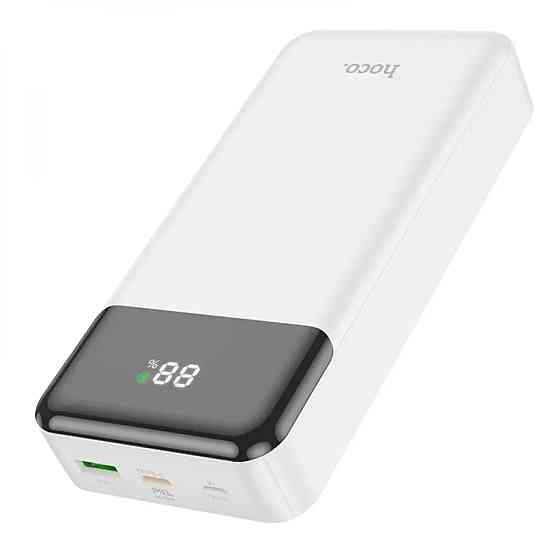 Зовнішній акумулятор HOCO J102A Cool figure PD20W+QC3.0 power bank(20000mAh) White Київ