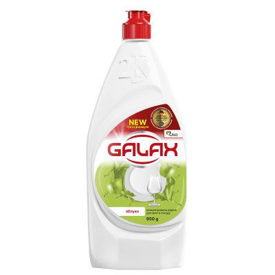 Средство для ручного мытья посуды Galax Яблоко 950 г (4823128000655) Вінниця - фото 1