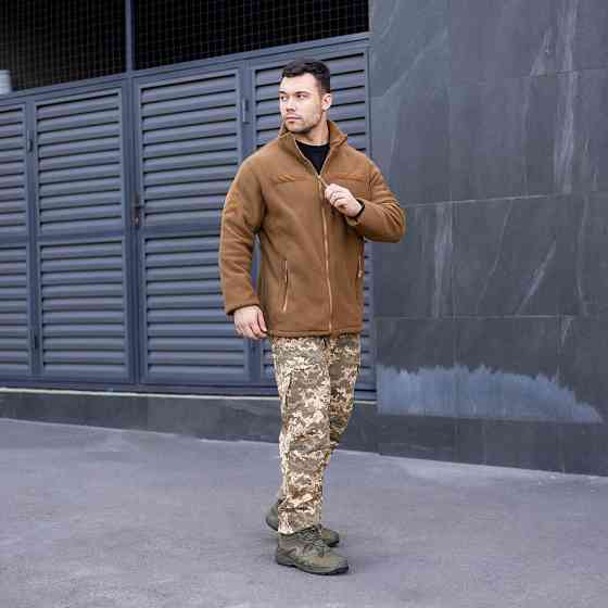 Толстовка чоловіча на блискавці койот флісова Patriot Київ